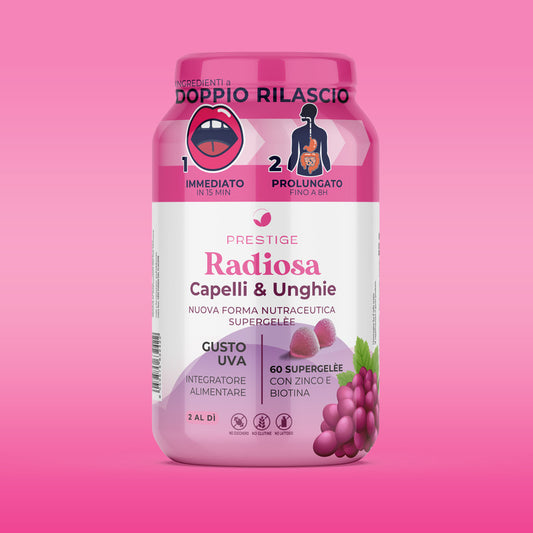 Rodiosa di Prestige, Integratore naturale per capelli e unghie in comode gommose