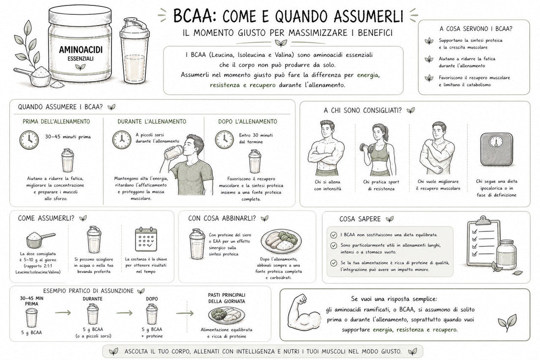 Quando assumere i BCAA?