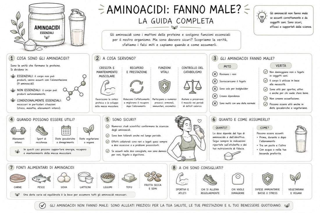 Gli aminoacidi fanno male?