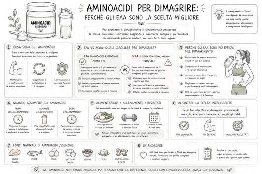 Quali aminoacidi scegliere per dimagrire?