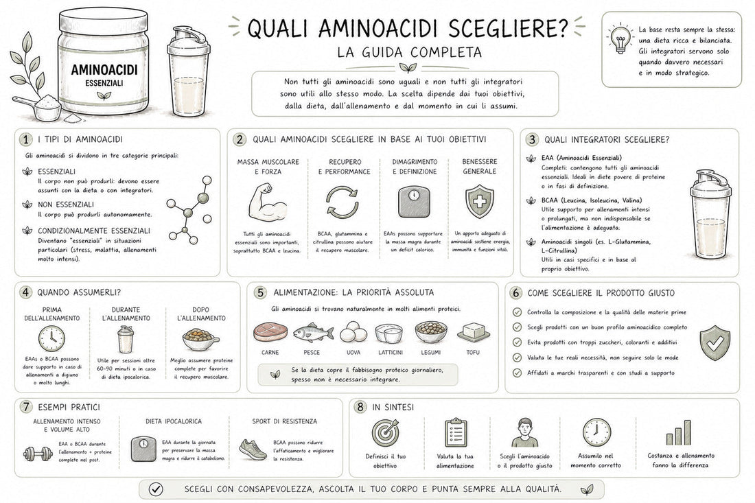 Quali aminoacidi scegliere?