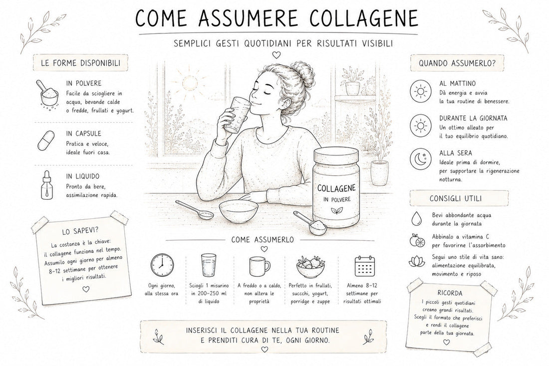 Come assume il collagene correttamente?