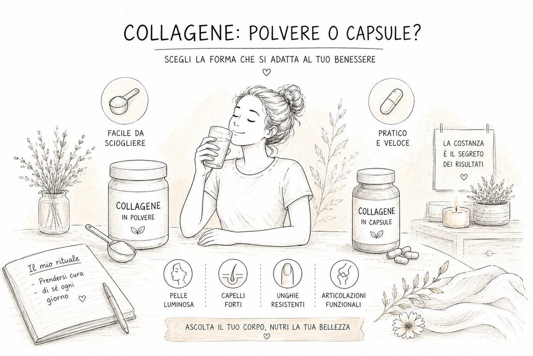 Com'è meglio assumere collagene? polvere o capsule?