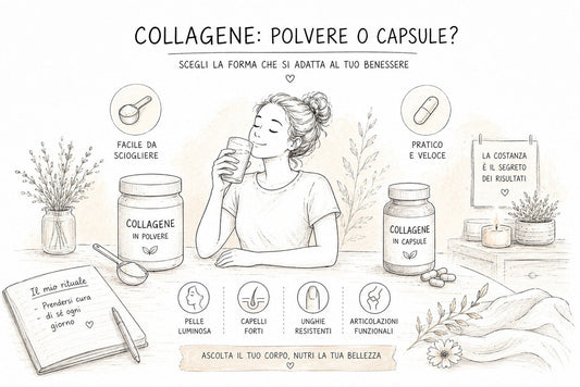 Com'è meglio assumere collagene? polvere o capsule?