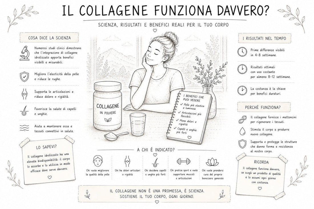 Il collagene funziona? Quali sono i benefici?