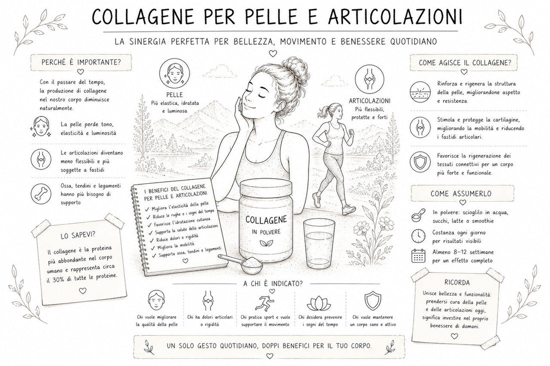 Il collagene serve sia a pelle che articolazioni?