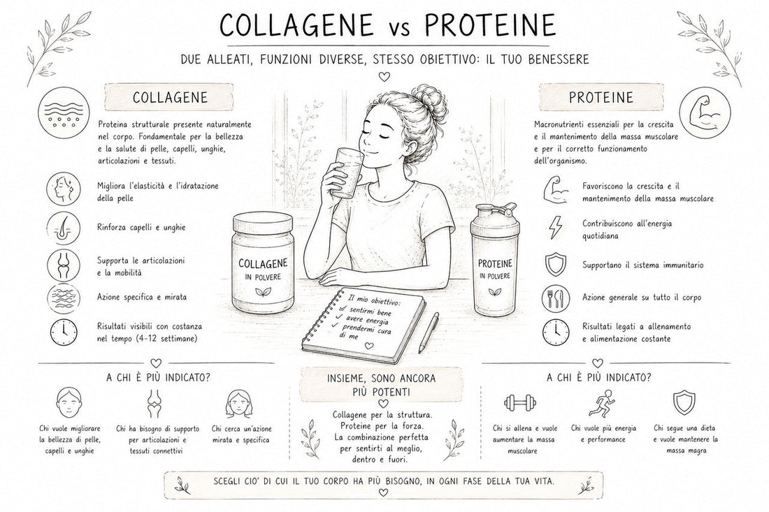 Differenza fra collagene e proteine