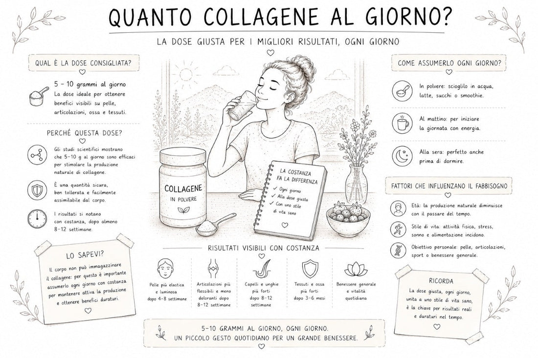 Qunato collagene devo prendere al giorno?