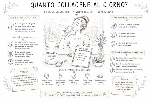 Qunato collagene devo prendere al giorno?