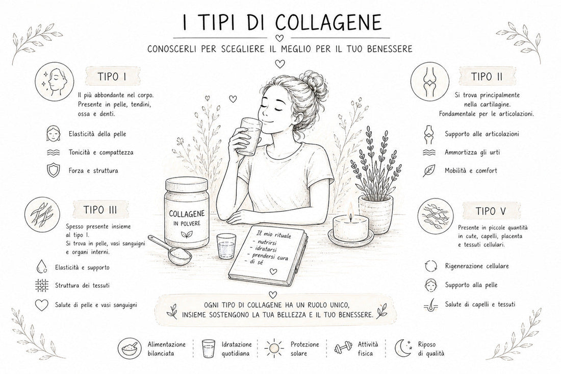 Che tipi di collagene esistono?