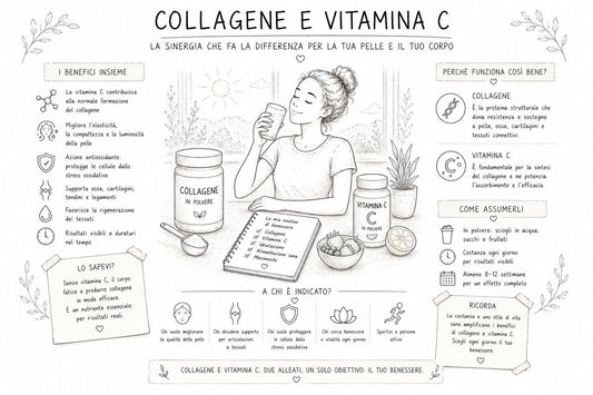 Collagene e vitamina C inieme fanno bene?