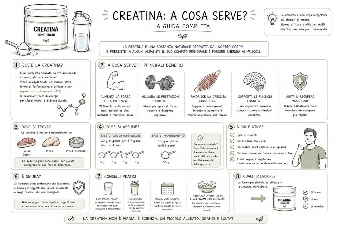 A cosa serve la creatina?