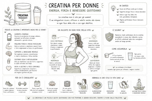 La creatina è anche per le donne?