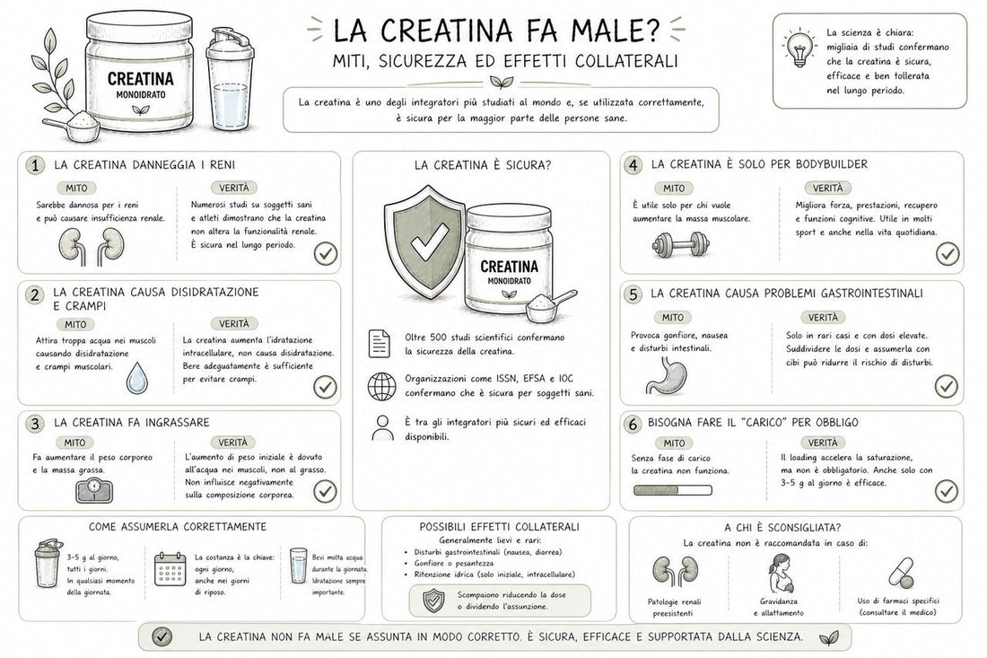 La creatina fa male?