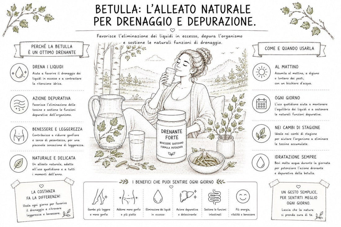 La betulla aiuta il drenaggio?