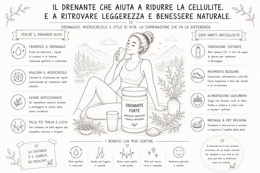 Il drenante serve a ridurre la cellulite?