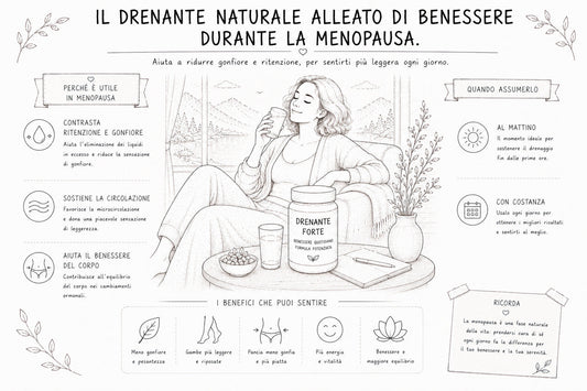 Quali sono i benefici del drenante durante la menopausa?
