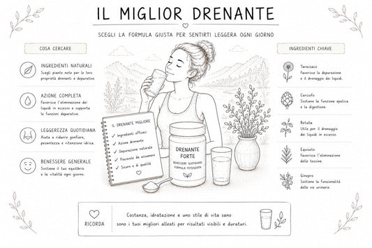 Miglior drenante: come scegliere una formula davvero efficace