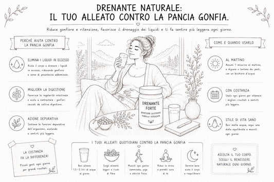 Il drenante riduce pancia gonfia?
