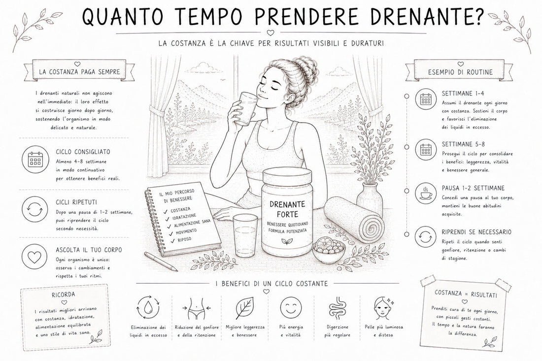 Per quanto devo prendere il drenate?