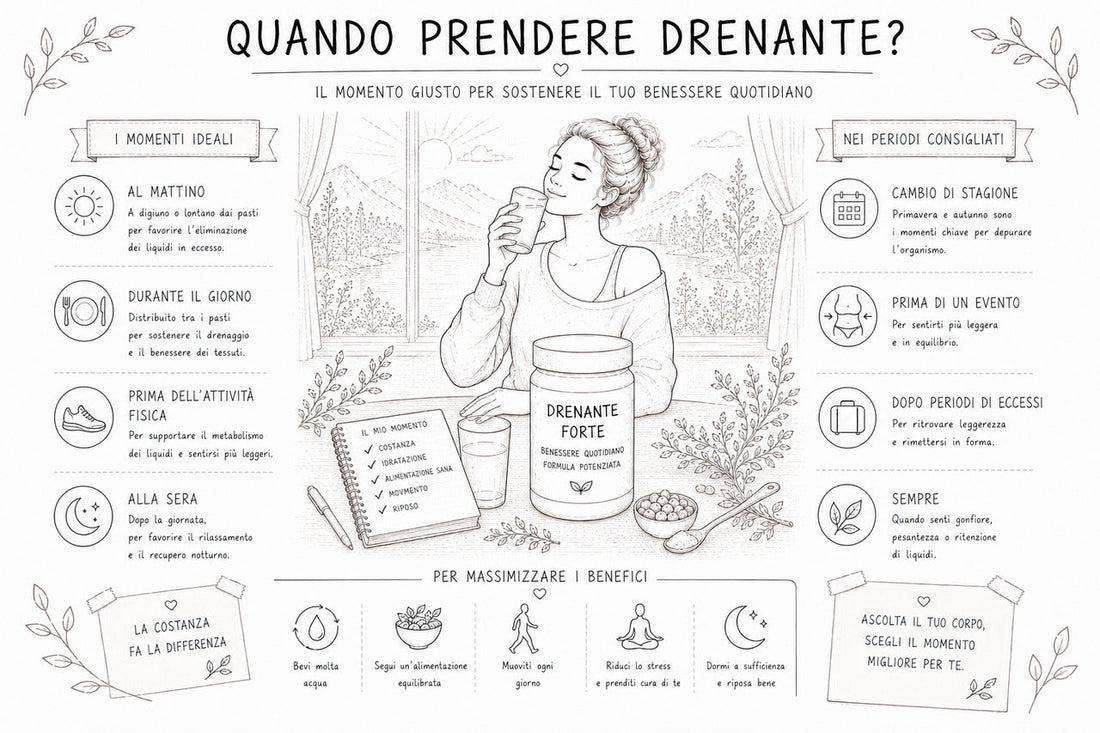Quando devo prendere il drenante?
