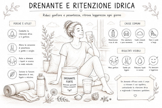 Il drenante aiuta la ritenzione idrica?