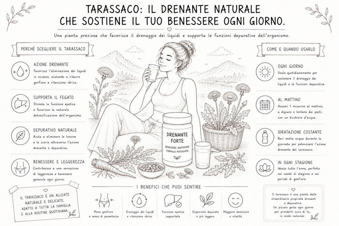 Il tarassaco aiuta a drenare liquidi?