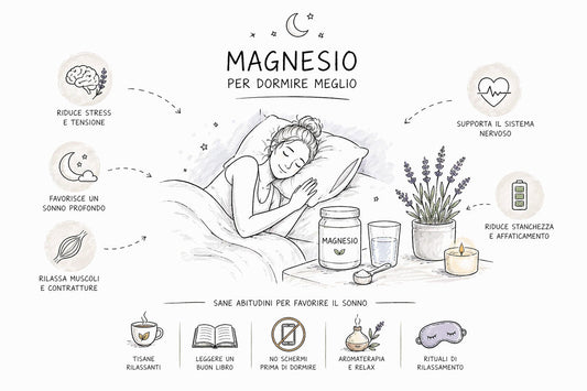 Magnesio per dormire: funziona davvero? Benefici e quando usarlo