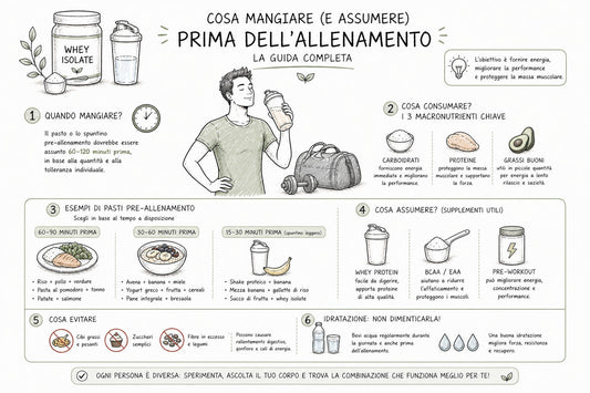Cosa mangiare pre allenamento?