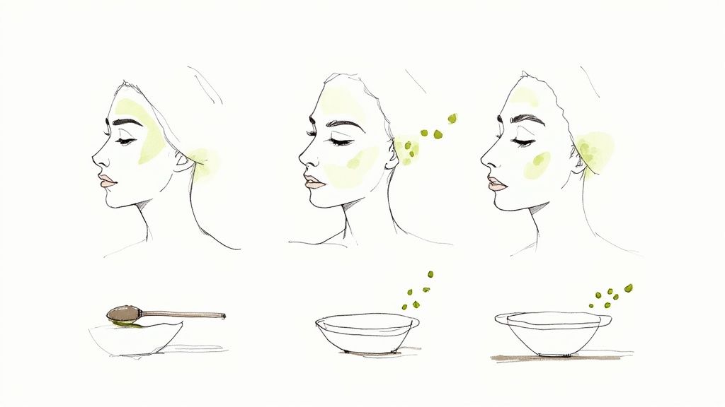 Maschera viso argilla la guida per una pelle perfetta