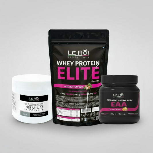 Essential Start Pack con magnesio proteine concentrate e EAA