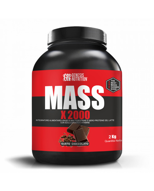 Mass  x 2000 gainer al gusto gioccolato