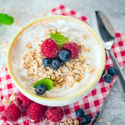 Ricetta con fiocchi d'avena e frutti di bosco