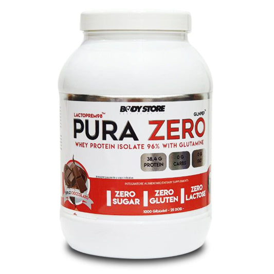 Pura Zero Proteine Whey isolate com glutammina