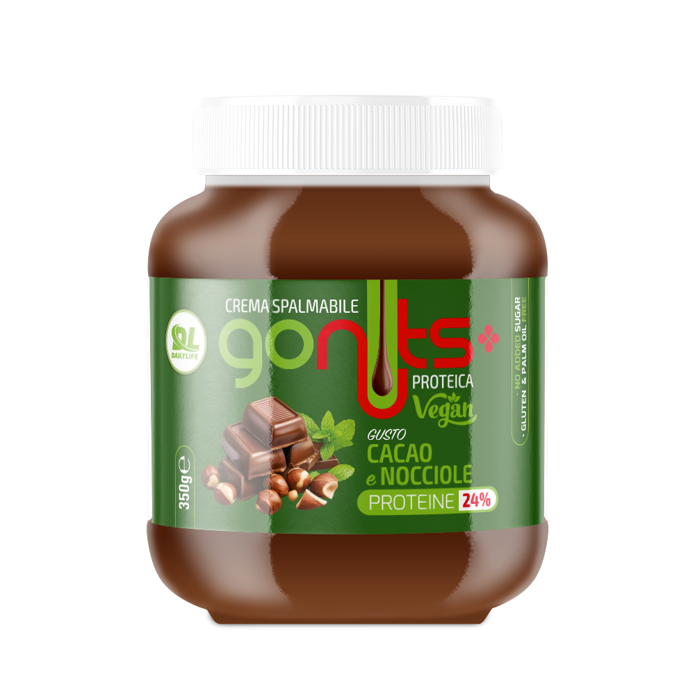 Crema spalmabile cacao e nocciole gonuts vegana