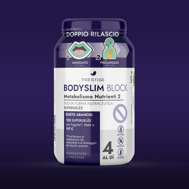 Body slim block contribuice al metabolismo dei carboidrati e al drenaggio dei liquidi corporei
